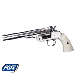 Revolver ASG Schofield 6" Silver - Empuñadura en Marfil Full metal