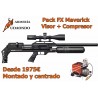 Pack Carabina PCP FX Maverick + Visor 6-24x44 + Compresor