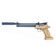 Pistola PCP Artemis/Zasdar PP800 multi-tiro con supresor de sonido y Regulador
