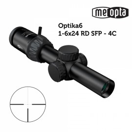 Visor Meopta MeoPro Optika6 1-6x24 SFP - RD 4C